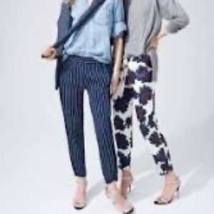 NWT J. Crew Reese Pinstripe Pant, Size 4